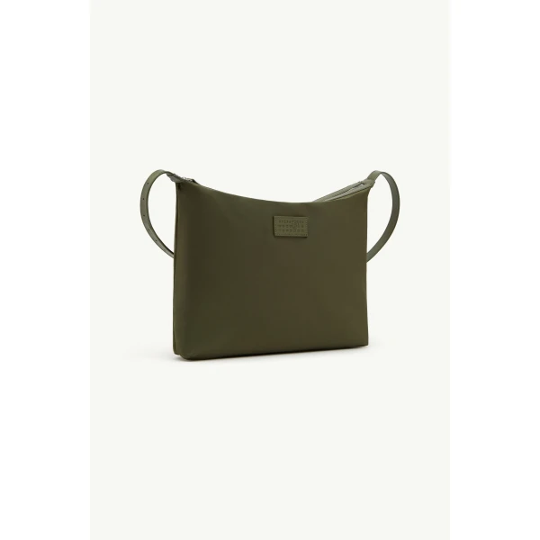 MM6 Maison Margiela Numeric Crossbody Bag in Khaki, view 3 | Shoulder & Crossbody Bags | Coveti