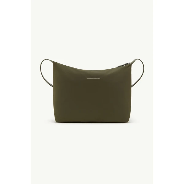 MM6 Maison Margiela Numeric Crossbody Bag in Khaki, view 4 | Shoulder & Crossbody Bags | Coveti