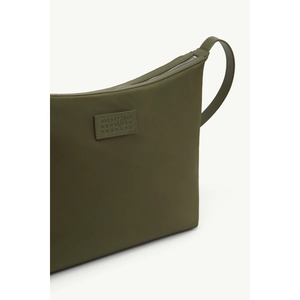 MM6 Maison Margiela Numeric Crossbody Bag in Khaki, view 5 | Shoulder & Crossbody Bags | Coveti