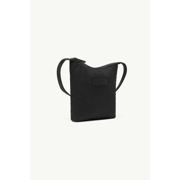 MM6 Maison Margiela Numeric Vertical Crossbody Bag in Black, view 3 | Shoulder & Crossbody Bags | Coveti