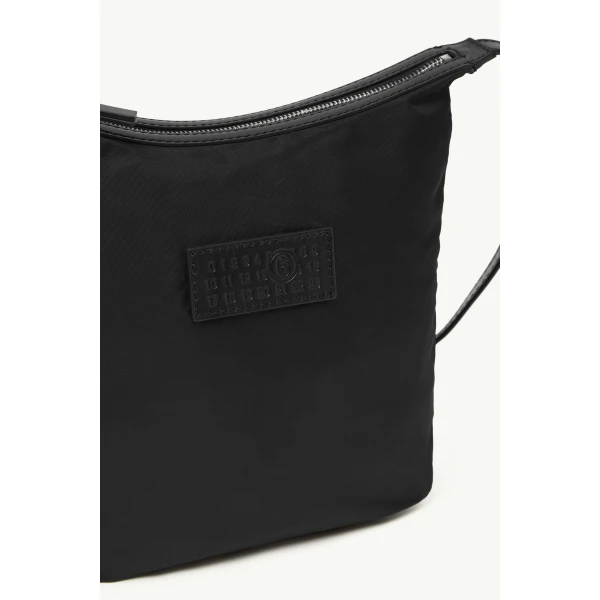 MM6 Maison Margiela Numeric Vertical Crossbody Bag in Black, view 5 | Shoulder & Crossbody Bags | Coveti