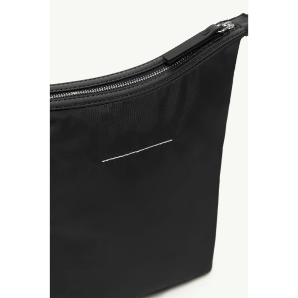 MM6 Maison Margiela Numeric Vertical Crossbody Bag in Black, view 6 | Shoulder & Crossbody Bags | Coveti
