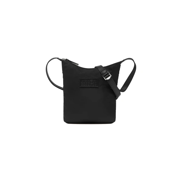 MM6 Maison Margiela Numeric Vertical Crossbody Bag in Black | Shoulder & Crossbody Bags | Coveti
