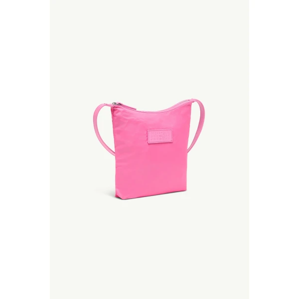 MM6 Maison Margiela Numeric Vertical Crossbody Bag in Fuchsia, view 3 | Shoulder & Crossbody Bags | Coveti