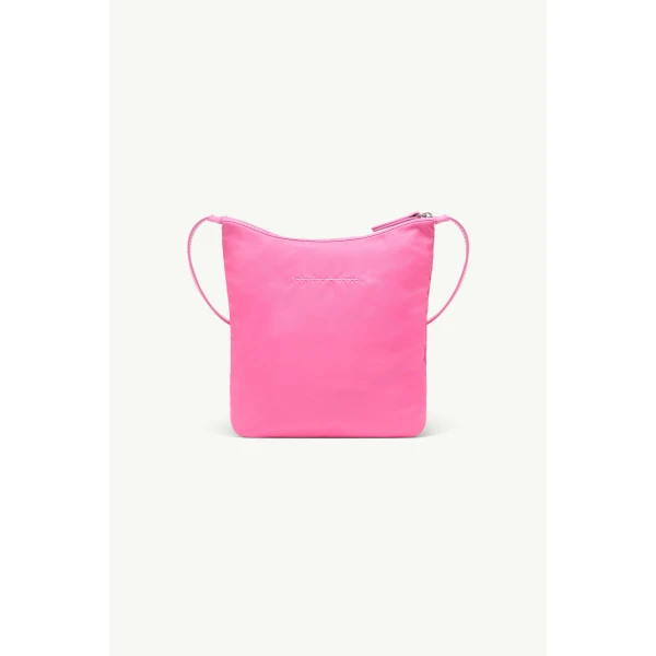 MM6 Maison Margiela Numeric Vertical Crossbody Bag in Fuchsia, view 4 | Shoulder & Crossbody Bags | Coveti