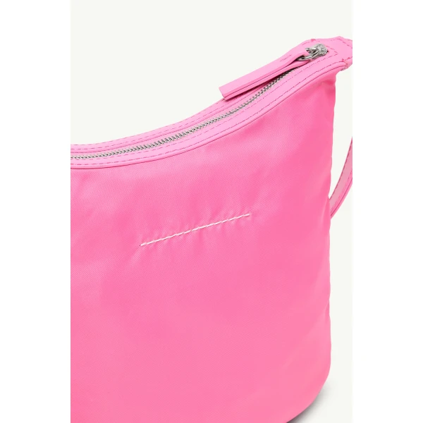 MM6 Maison Margiela Numeric Vertical Crossbody Bag in Fuchsia, view 6 | Shoulder & Crossbody Bags | Coveti
