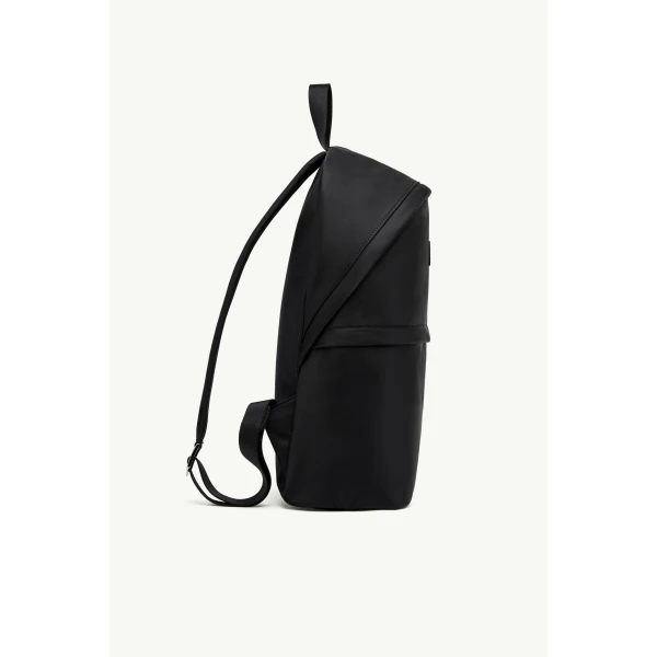 MM6 Maison Margiela Nylon Backpack in Black, view 3 | Backpacks | Coveti
