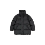 MM6 Maison Margiela Nylon Puffer Jacket in Black | Jackets | Coveti