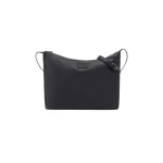 MM6 Maison Margiela Nylon Twill Crossbody Bag in Black | Shoulder & Crossbody Bags | Coveti