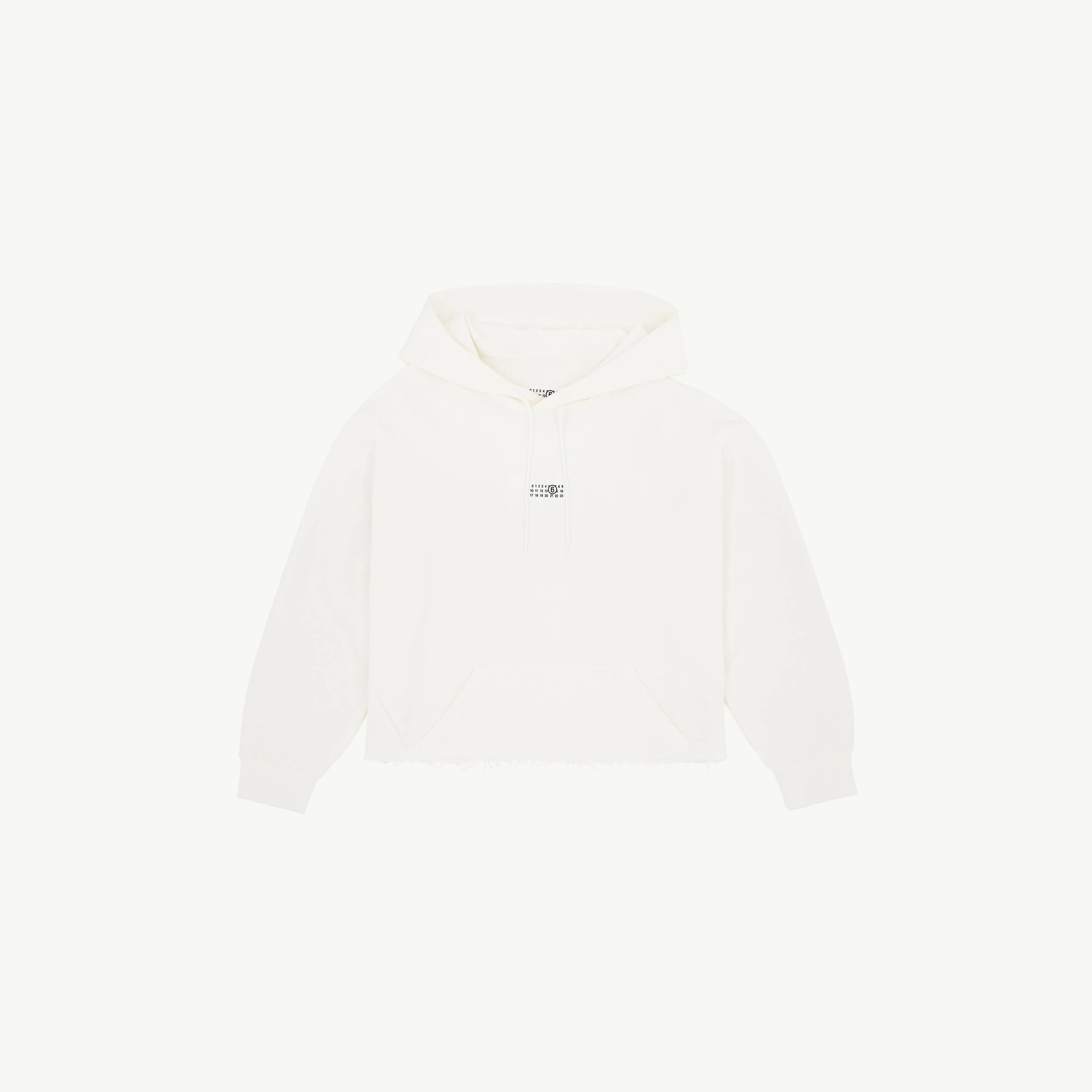 MM6 Maison Margiela Relaxed Hooded Sweatshirt in White MM6 Maison Margiela Relaxed Hooded Sweatshirt in White | Hoodies | Coveti