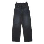 MM6 Maison Margiela Straight-Leg Jeans in Dark Blue | Denim | Coveti