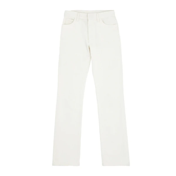 Straight-Leg Jeans in White