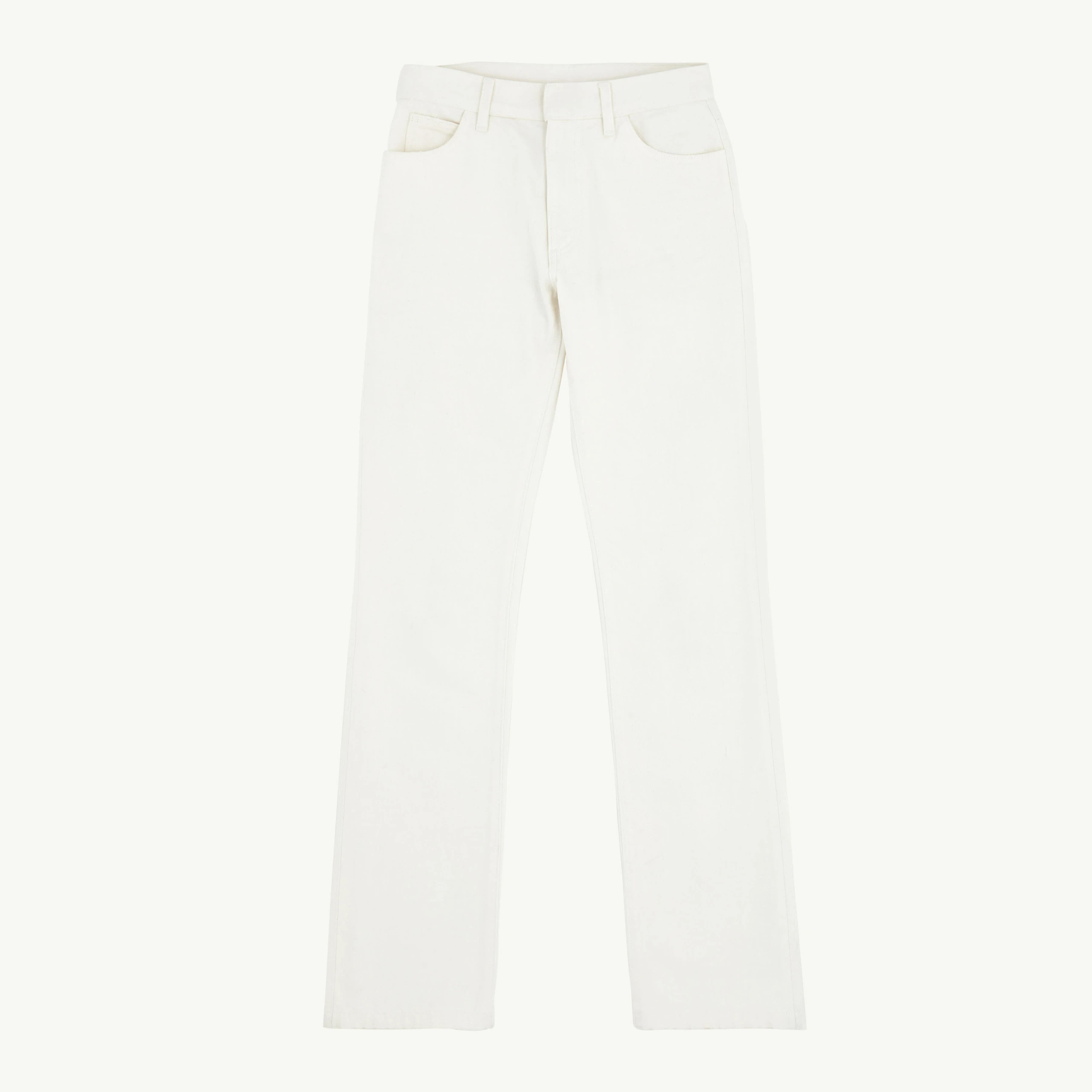 MM6 Maison Margiela Straight-Leg Jeans in White MM6 Maison Margiela Straight-Leg Jeans in White | Denim | Coveti