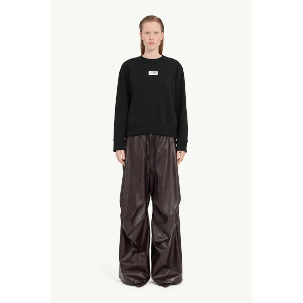 MM6 Maison Margiela Sweatshirt in Black, view 2 | Hoodies | Coveti