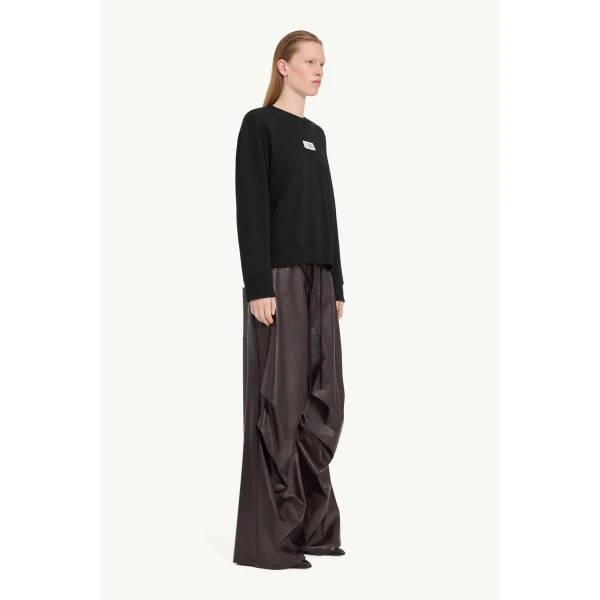MM6 Maison Margiela Sweatshirt in Black, view 3 | Hoodies | Coveti