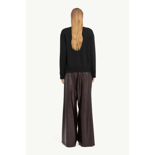 MM6 Maison Margiela Sweatshirt in Black, view 4 | Hoodies | Coveti