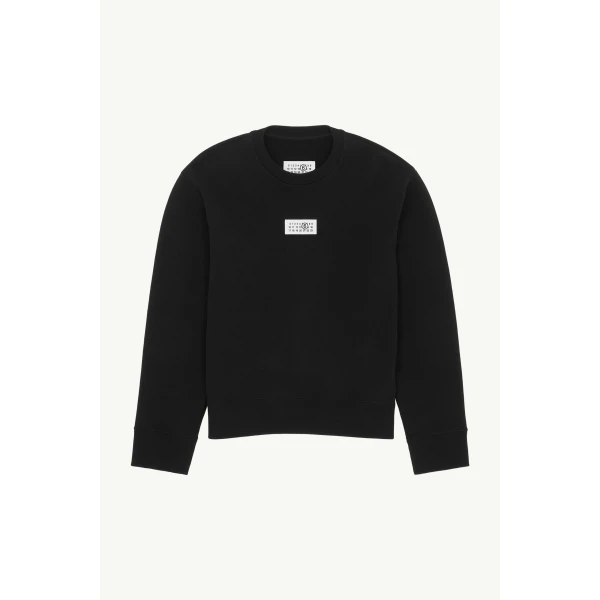 MM6 Maison Margiela Sweatshirt in Black, view 6 | Hoodies | Coveti
