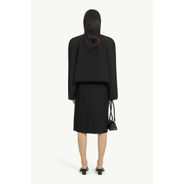 MM6 Maison Margiela Tailored Jacket in Black, view 4 | Blazers | Coveti