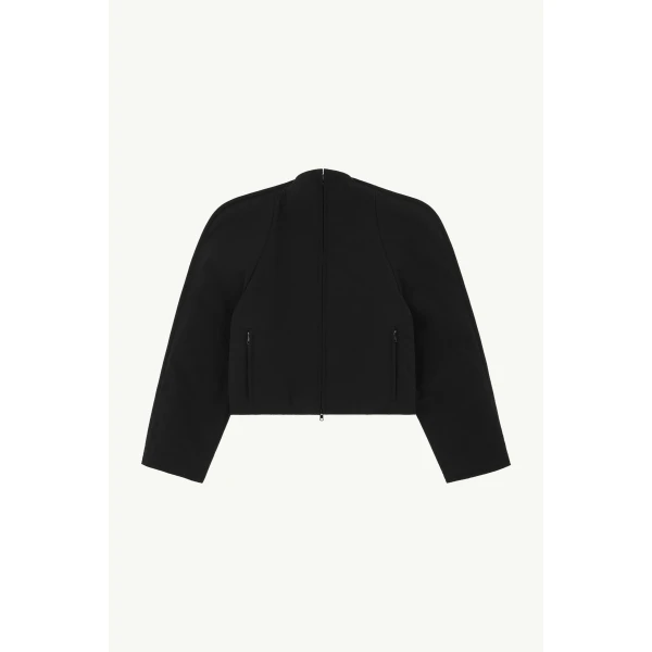 MM6 Maison Margiela Tailored Jacket in Black, view 6 | Blazers | Coveti