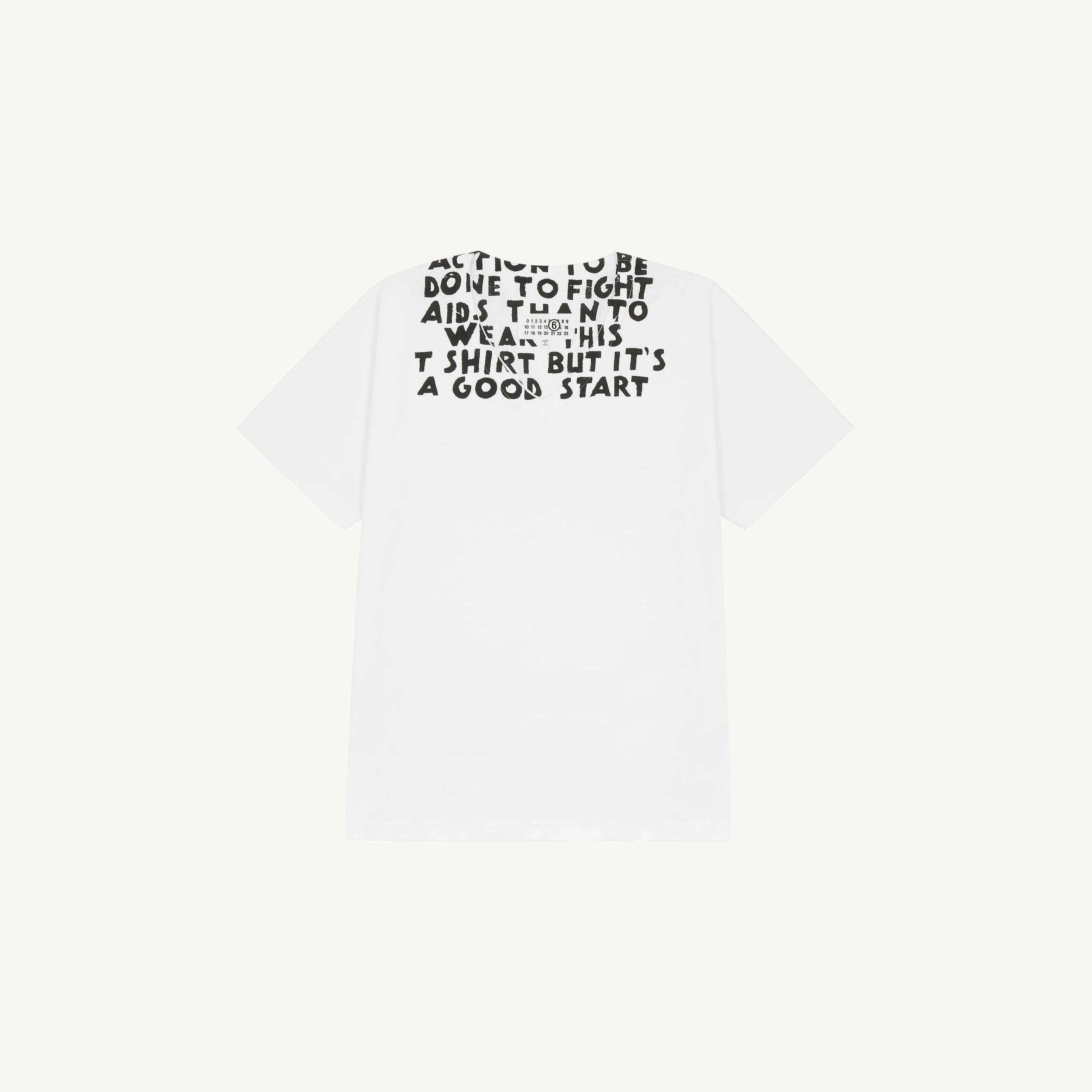 MM6 Maison Margiela V-Neck Sida T-Shirt in White MM6 Maison Margiela V-Neck Sida T-Shirt in White | T-shirts | Coveti
