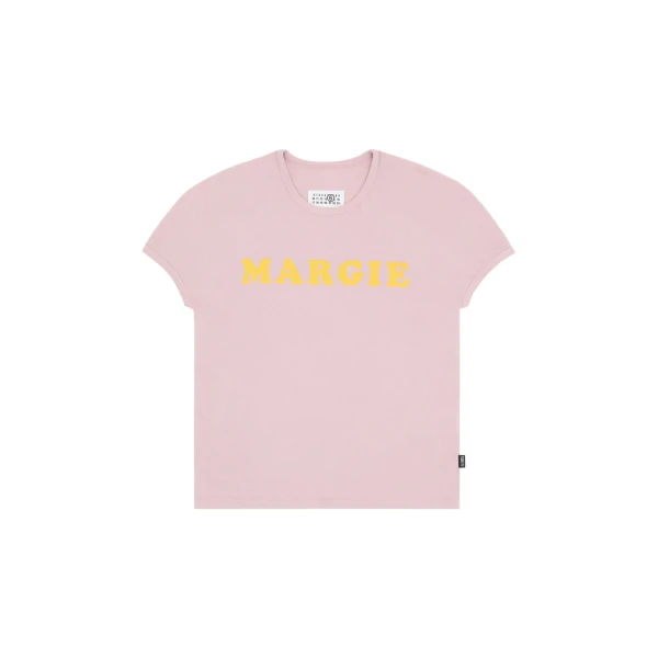 MM6 Maison Margiela Vintage Jersey T-Shirt in Pink | T-shirts | Coveti