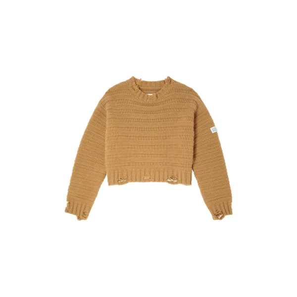 Wool Jumper in Pink Beige