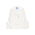 Macgraw Circa Birdy Blazer in Ivory | Jackets | Coveti