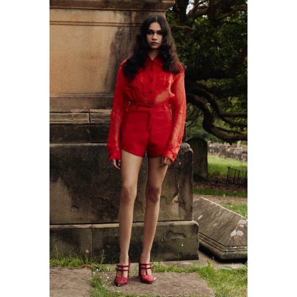Macgraw Poppy Short in Red | Shorts | Coveti