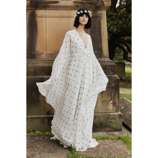 Macgraw Spiritual Dress in Floral Print | Evening Gowns | Coveti