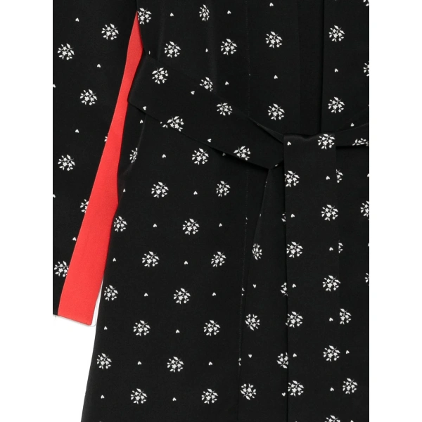 Macgraw St Stephen's Robe in Black Floral | Robes | Coveti