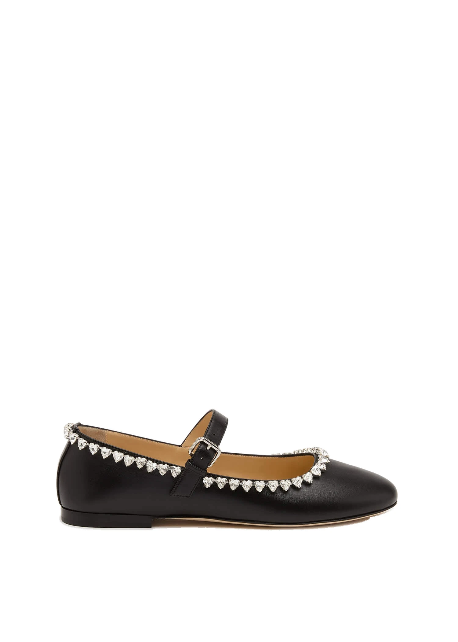 Mach & Mach Audrey Leather Flats in Black Black Mach & Mach Audrey Leather Flats in Black | Shoes