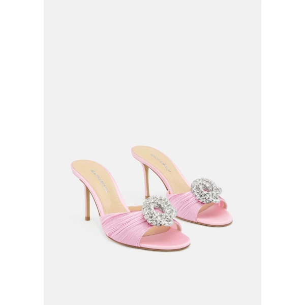 Pink Mach & Mach Galaxy Pink Fluid Organza Mule, view 2 | Mules