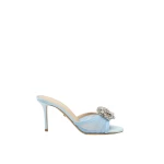 Blue Mach & Mach Galaxy Tulle Mules in Blue | Shoes