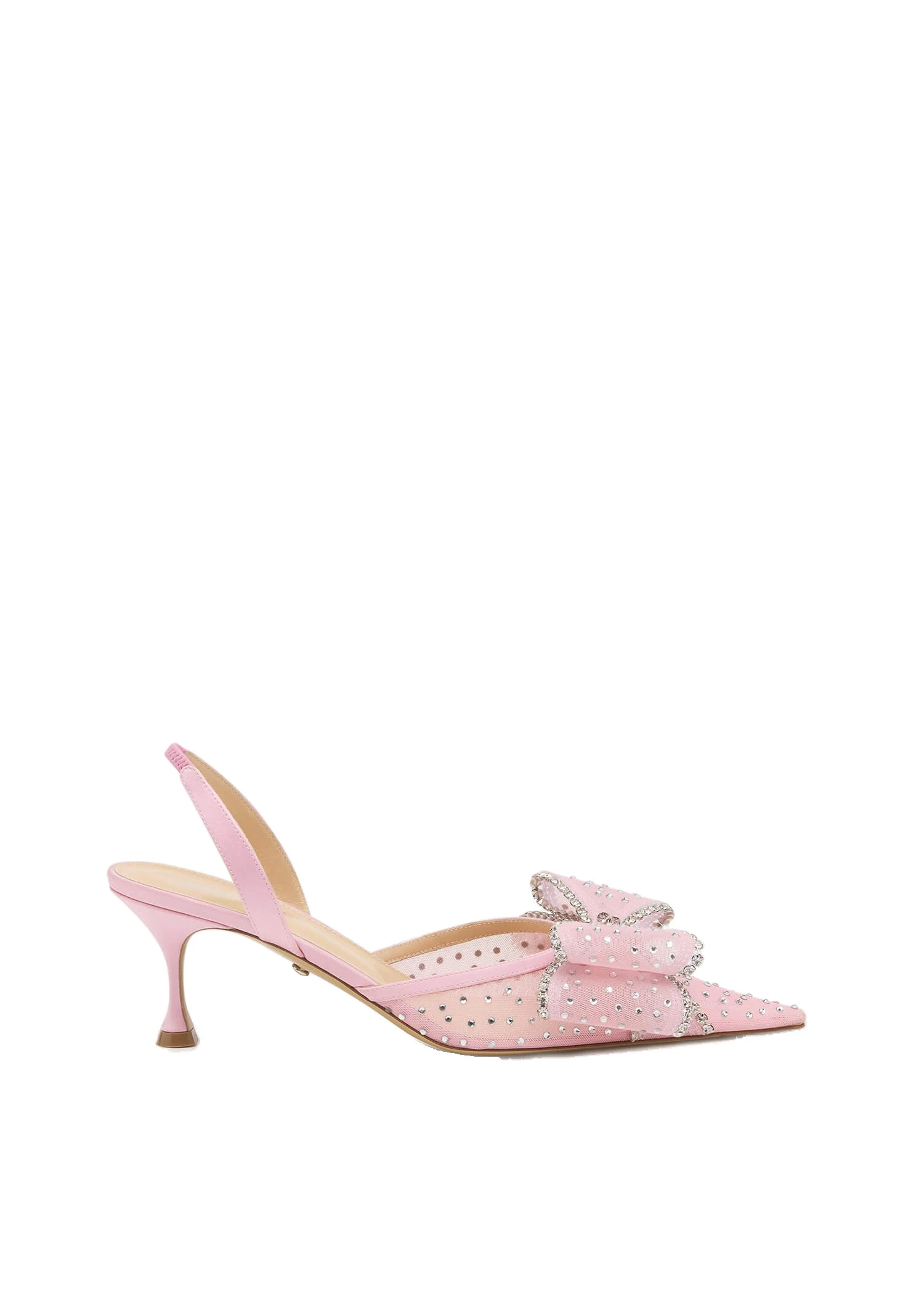 Mach & Mach Le Cadeau Mesh Slingbacks 65mm in Pink Pink Mach & Mach Le Cadeau Mesh Slingbacks 65mm in Pink | Shoes