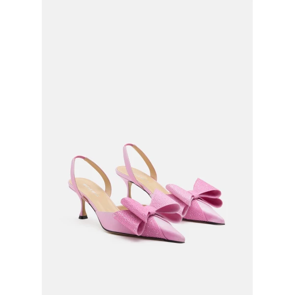 Pink Mach & Mach Le Cadeau Pink Aqua Gradient Slingbacks, view 2 | Heels