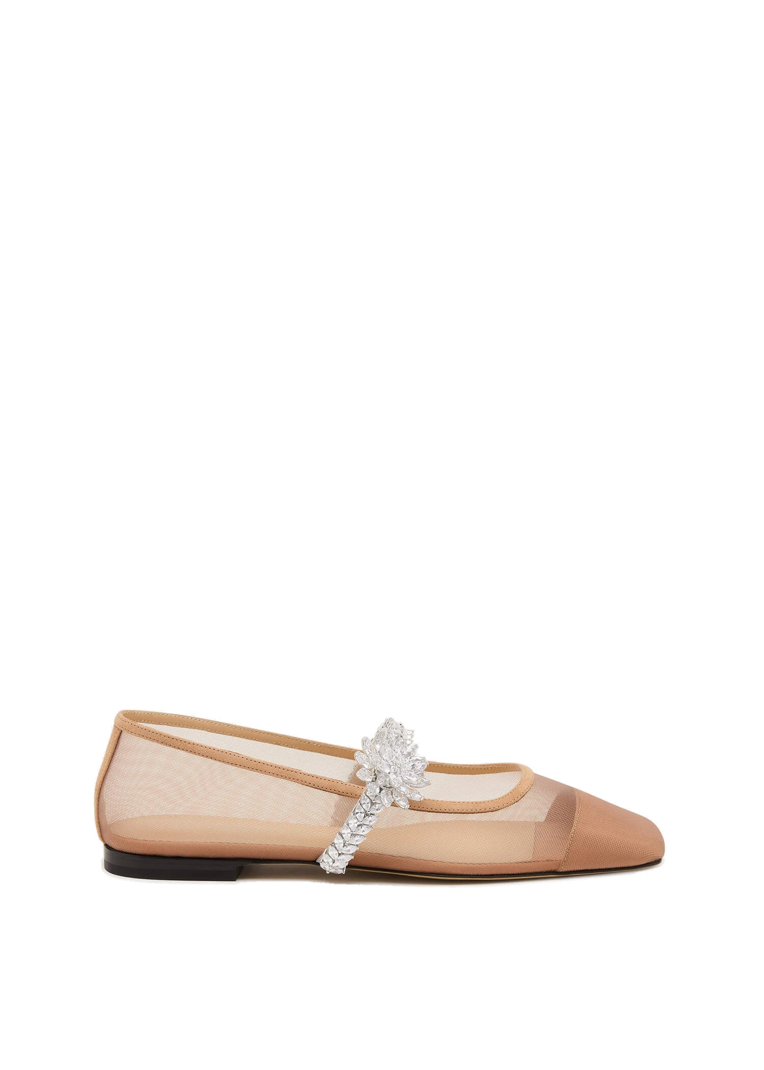 Mach & Mach Lotus Flower Mesh Flats in Nude Neutrals Mach & Mach Lotus Flower Mesh Flats in Nude | Shoes