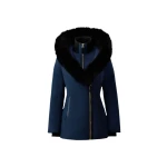 Mackage Adali-BX Down Coat in Navy-Gold