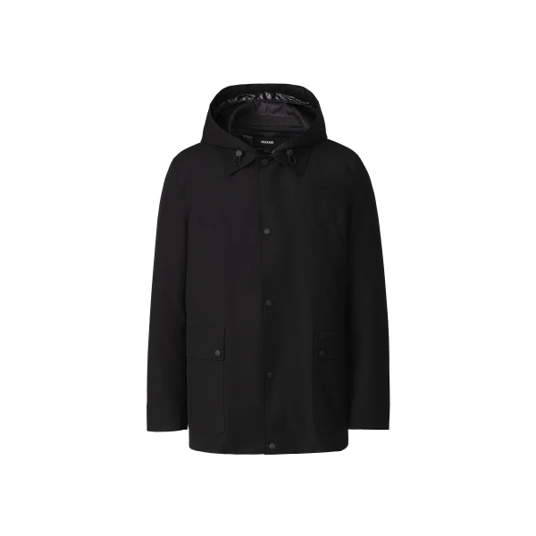 Mackage Alec 3-In-1 Short Balmacaan Coat in Black