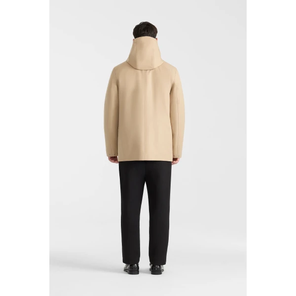 Mackage Alec 3-In-1 Short Balmacaan Coat in Light Camel