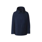 Mackage Alec 3-In-1 Short Balmacaan Coat in Marine Blue