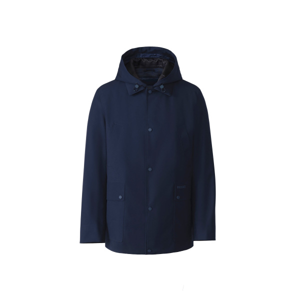 Mackage Alec 3-In-1 Short Balmacaan Coat in Marine Blue