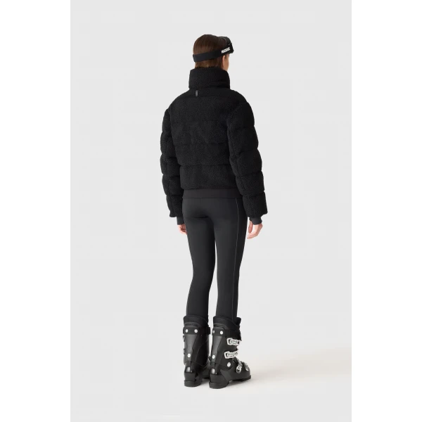 Mackage Anaya Sherpa Fleece Down Jacket in Black