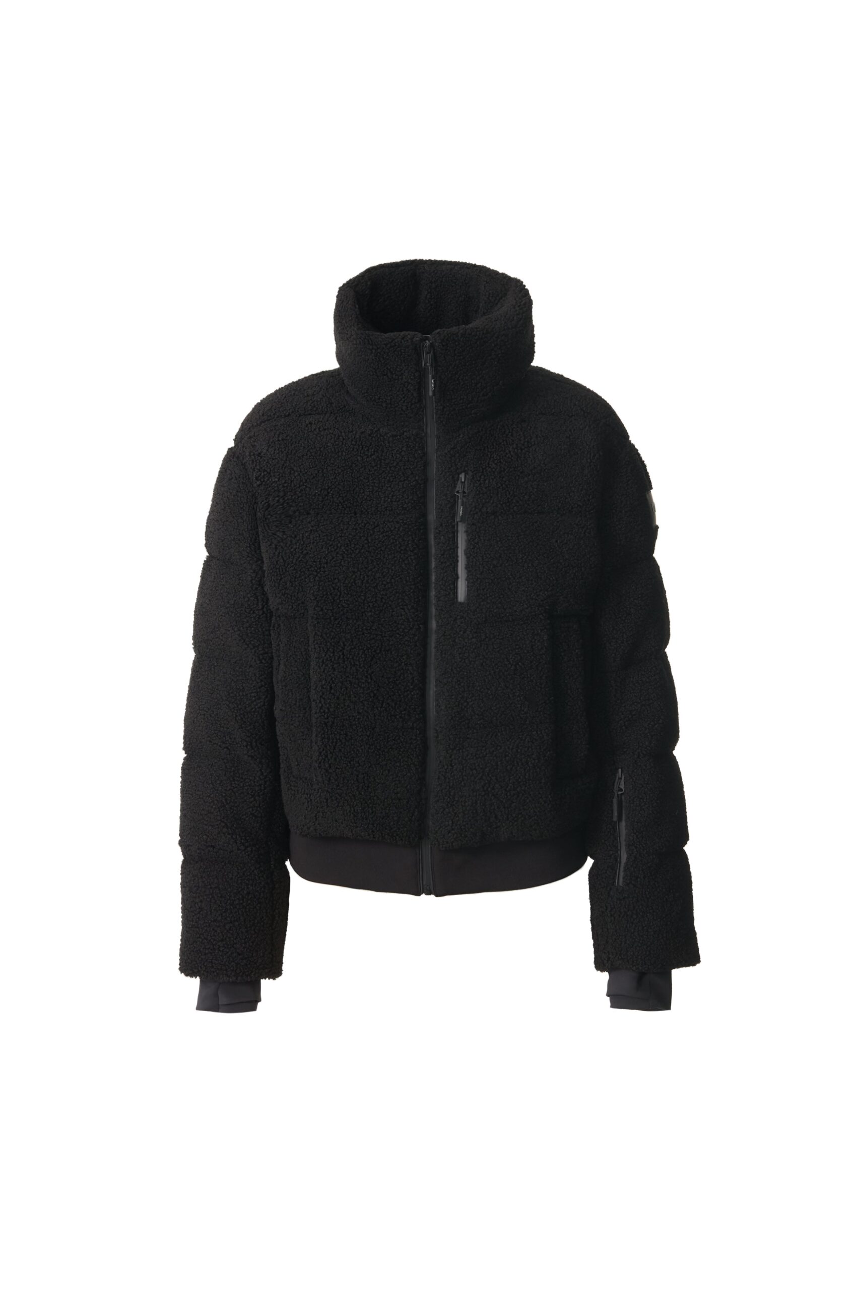 Mackage Anaya Sherpa Fleece Down Jacket in Black Mackage Anaya Sherpa Fleece Down Jacket in Black