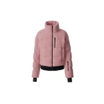 Mackage Anaya Sherpa Fleece Down Jacket in Blush