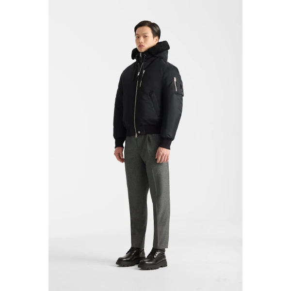 Mackage August-Z Bomber Jacket in Black