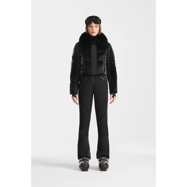 Mackage Auxane-BX Ski Suit in Black, view 3 | Jumpsuit | Coveti