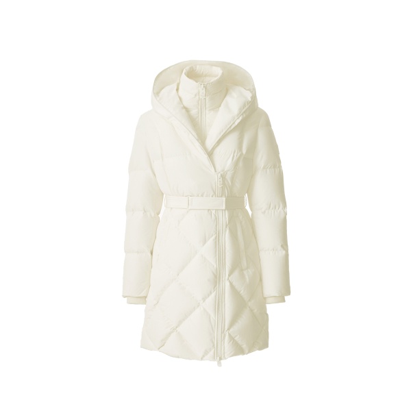 Mackage Ayumi 2-In-1 Long Down Coat in Cream