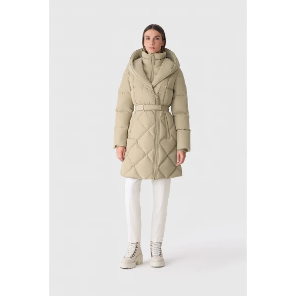 Mackage Ayumi 2-In-1 Long Down Coat in Light Camel