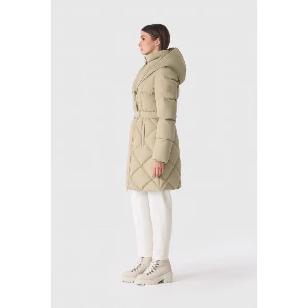Mackage Ayumi 2-In-1 Long Down Coat in Light Camel