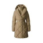 Mackage Ayumi 2-In-1 Long Down Coat in Light Camel